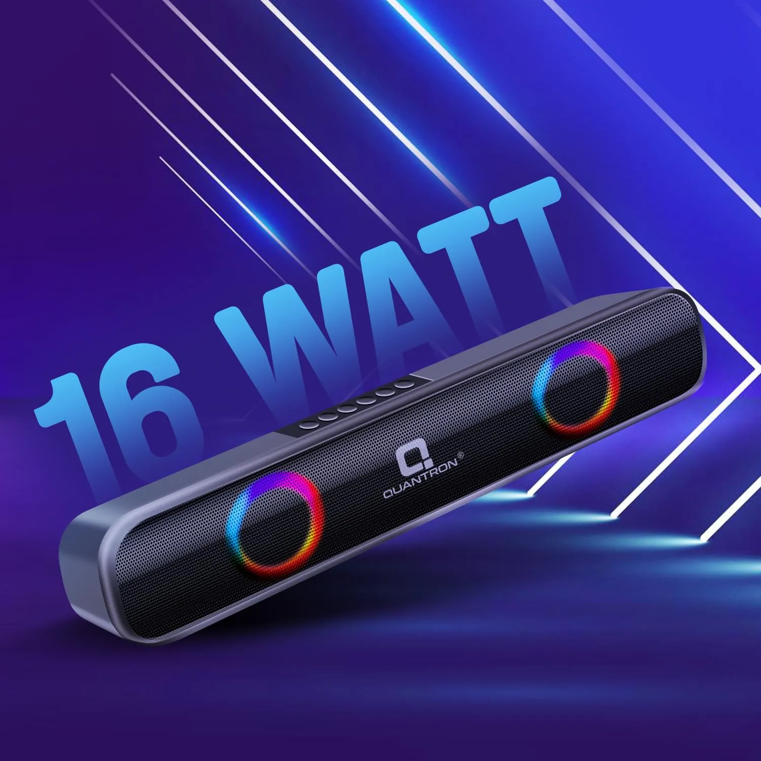 Quantron Bluetooth Soundbar Speaker QWS-1217 White 16w view 2